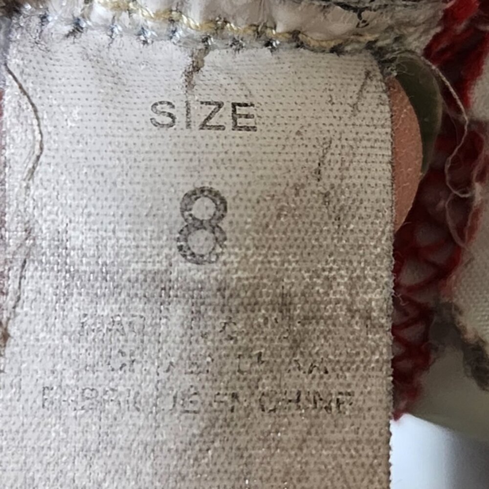 Royalty Upcycled Patchwork Light Wash High Rise F… - image 9